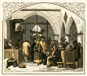 Kirchenschmuck zu Weihnachten von Myles Birket Foster