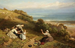 Landschaft: Das Mädchen mit der Orange