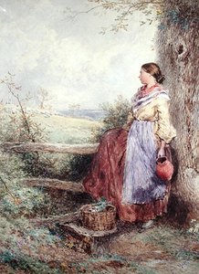 Die Milchmagd von Myles Birket Foster