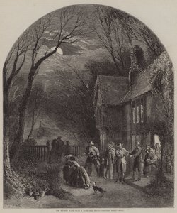 Die Heimkehr von einer Weihnachtsfeier von Myles Birket Foster