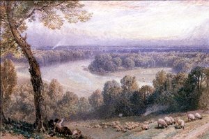 Die Themse von Richmond Hill von Myles Birket Foster