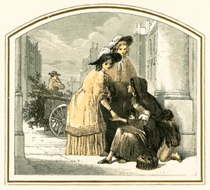 Das Herannahen von Weihnachten von Myles Birket Foster