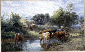 Gießzeit von Myles Birket Foster