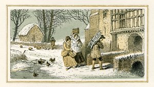 Winter von William Shakespeare von Myles Birket Foster