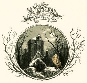 Winter von William Shakespeare von Myles Birket Foster