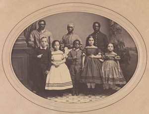 Befreite Sklaven aus Louisiana, gebracht von Colonel George H. Banks