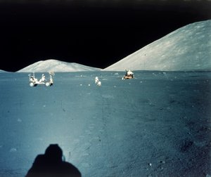 Landeplatz der Apollo 17 Mission von NASA Images