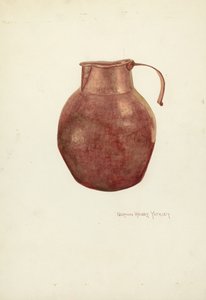 Kupferkrug von N.H. Yeckley