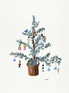 Festlicher Weihnachtsbaum im Topf von NKTN