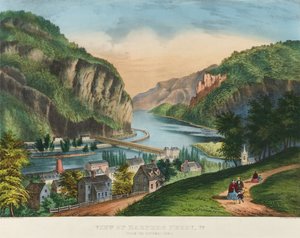 Ansicht von Harpers Ferry, Virginia