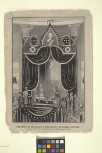 Leichnam des Märtyrerpräsidenten Abraham Lincoln