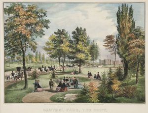 Central Park - Die Fahrt von Currier and Ives