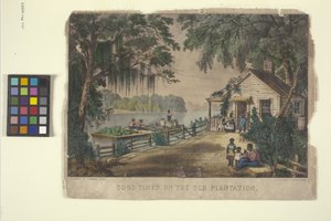 Gute Zeiten auf der alten Plantage von N. and Ives J.M. (1824 95) Currier