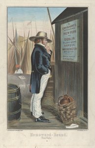Heimwärts (New York), ca. 1860 (handkolorierte Lithographie) von Currier and Ives