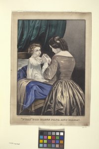"Betet" Gott segne Papa und Mama