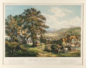 Das Zuhause von Evangeline von Currier and Ives