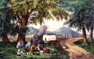 Ein Halt am Wegesrand von N. and Ives, J.M. Currier