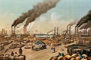 Der Kai - New Orleans, 1884