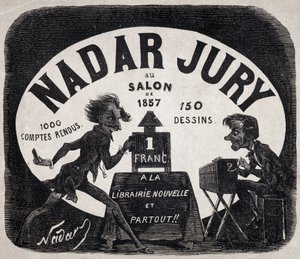 Album „Nadar Jury im Salon von 1857“ von Nadar