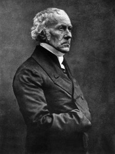 Francois Guizot (1787-1874), französischer Historiker und Politiker, Bild von Nadar, April 1850 von Nadar