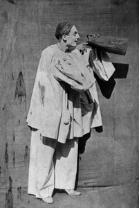 Mime Debureau: Pierrot, Foto von Gaspard Felix Tournachon alias Nadar und Adrien Tournachon alias Nadar der Jüngere von Nadar