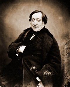 Porträt von Gioachino Rossini, Komponist 1792-1868 (Foto)
