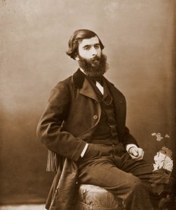 Porträt von Ludovic Havely, Librettist 1834-1908. Er schrieb für Offenbach (Foto)