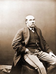 Porträt von Paul Féval, Feuilletonist aus der Zeit von Gaboriau und Ponson du Terrail 1817-1887 (Foto)
