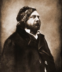 Porträt von Théophile Gautier, Dichter 1811-1872