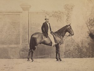 Mann auf einem Pferd, ca. 1860er