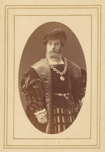 Worms [französischer Schauspieler] von Nadar [Gaspard Félix Tournachon]