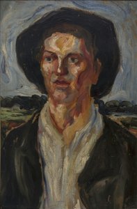 Bavarac-sa-sesirom-1900 von Nadežda Petrović