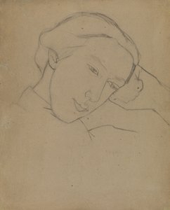 Selbstporträt, 1910er Jahre von Nadezhda Vladimirovna Lermontova