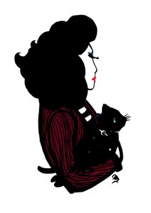 Galaxie Donnerstag Katze, 2021 von Nancy Moniz Charalambous