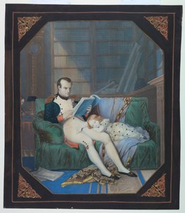 "Glanzbild": Napoleon in seinem Arbeitszimmer von Napoleon Bonaparte