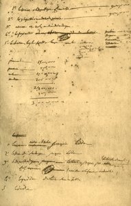 Notizen zum Vertrag von Leoben, März 1797, 1921 von Napoleon Bonaparte I