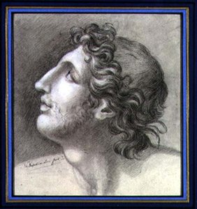 Studie eines klassischen Kopfes, ca. 1830 von Napoleon Louis Bonaparte