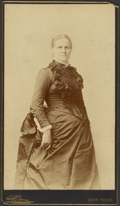 [Unbekannte Frau in langem Kleid, stehend] von Napoleon Sarony