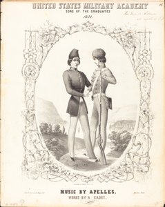 Lied der Absolventen der United States Military Academy von Napoleon Sarony, after James McNeill Whistler