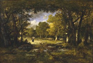 Lichtung im Wald, 1874 von Narcisse Virgile Diaz de la Peña