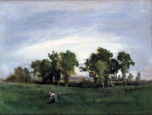 Frau auf einem Feld, ca. 1828-1876