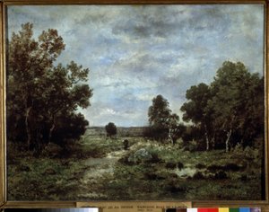 Herbst in Fontainebleau von Narcisse Virgile Diaz de la Peña
