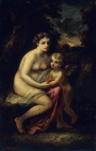 Erziehung des Amor, ca. 1859 von Narcisse Virgilio Diaz de la Peña