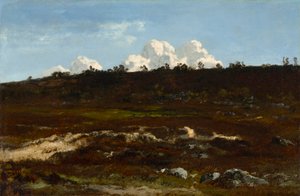 Heide. Abfallendes Gelände bei Apremont mit Sandfurche von Narcisse Virgilio Diaz de la Peña
