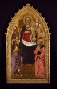 Madonna und Kind auf dem Thron mit den Heiligen Zenobius, Johannes der Täufer, Reparata und Johannes der Evangelist