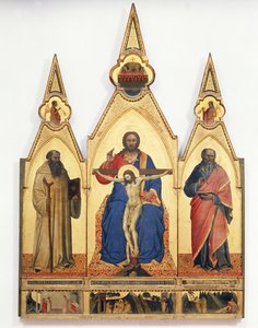 Die Heilige Dreifaltigkeit mit St. Romuald und St. Andreas
