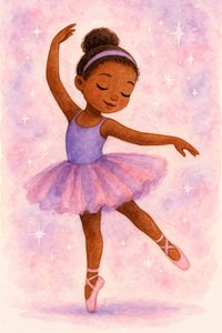 Anmutige kleine Ballerina von Natalie Bruns