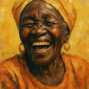 Fröhliches Afrikanisches Lachen
