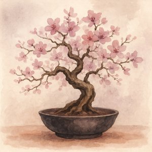 Rosa Kirschbonsai