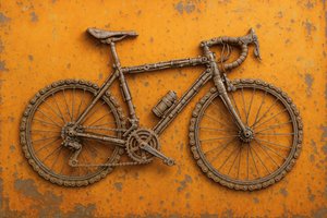 Rustikales Kettenfahrrad von Natalie Bruns